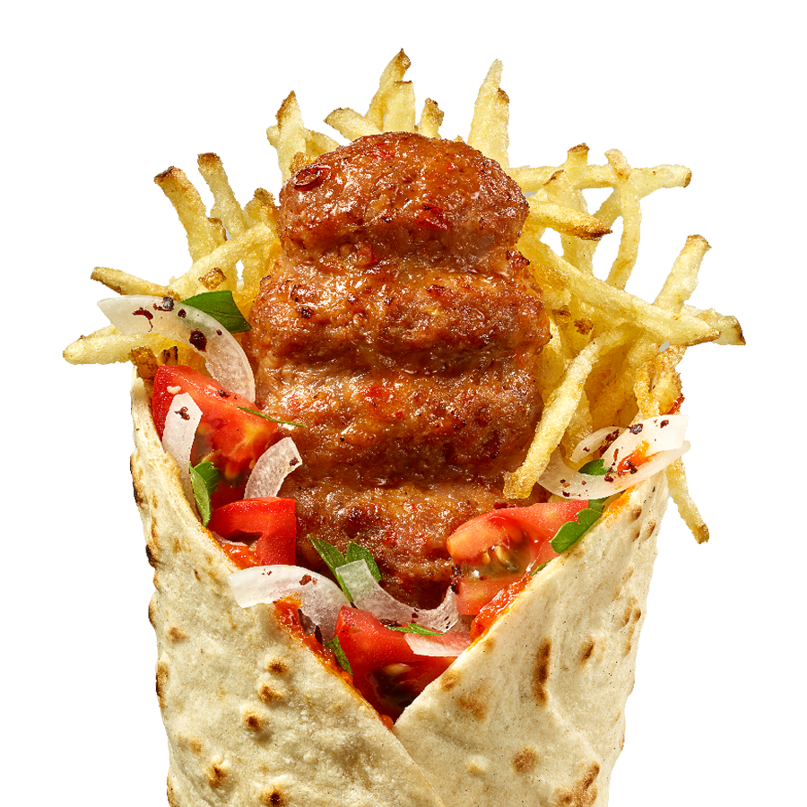 Acılı Kebap Dürümle